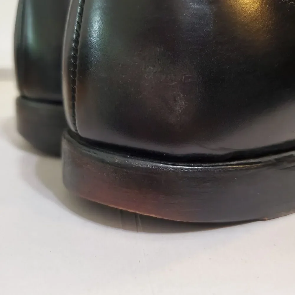 Allen Edmonds Sagamore Black Bicycle Toe‎ Dress Shoes Oxfords 12C narrow width